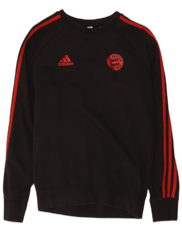 Pulover adidas FC Bayern Munchen pentru bărbați, bumbac mic, negru