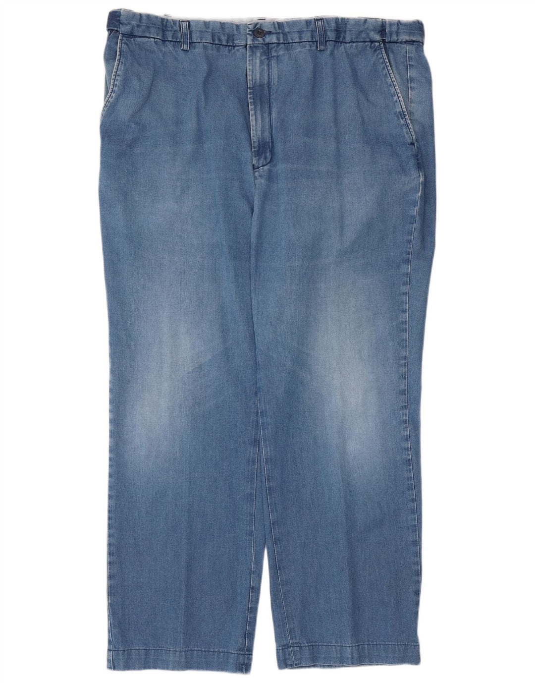 Blugi drepti pentru bărbați Marks & Spencer Blue Harbour W42 L28 Bumbac albastru