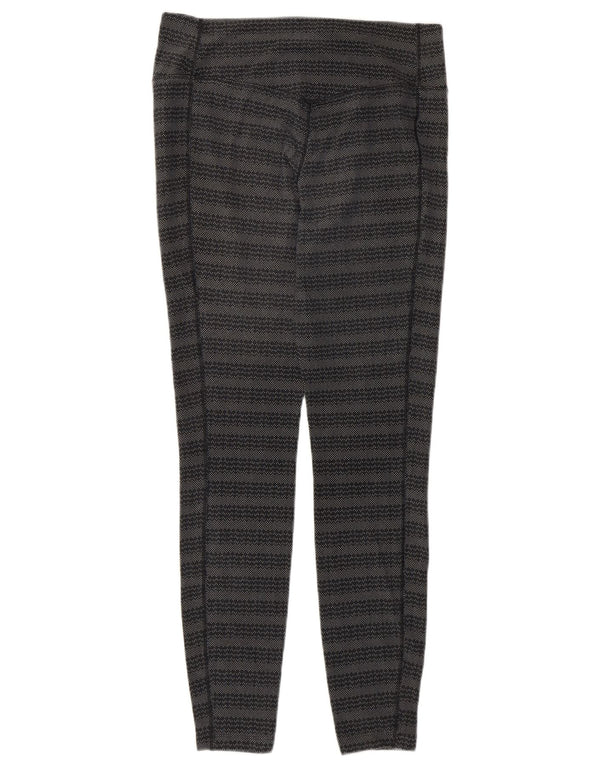 Leggings Dri Fit Nike pentru femei UK 12, bumbac geometric, gri mediu