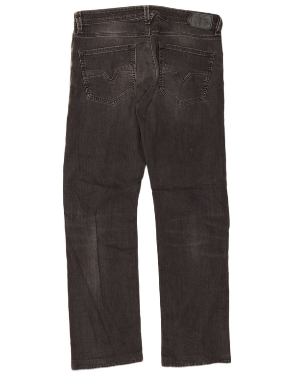 Diesel pentru bărbați Larkee Regular Straight Jeans W34 L32 bumbac gri