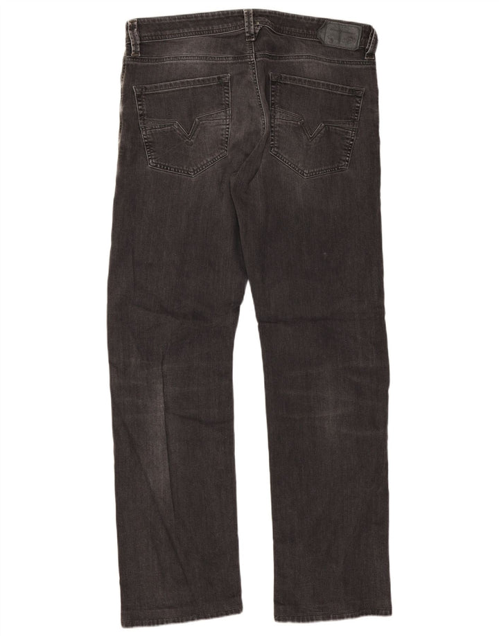 Diesel pentru bărbați Larkee Regular Straight Jeans W34 L32 bumbac gri