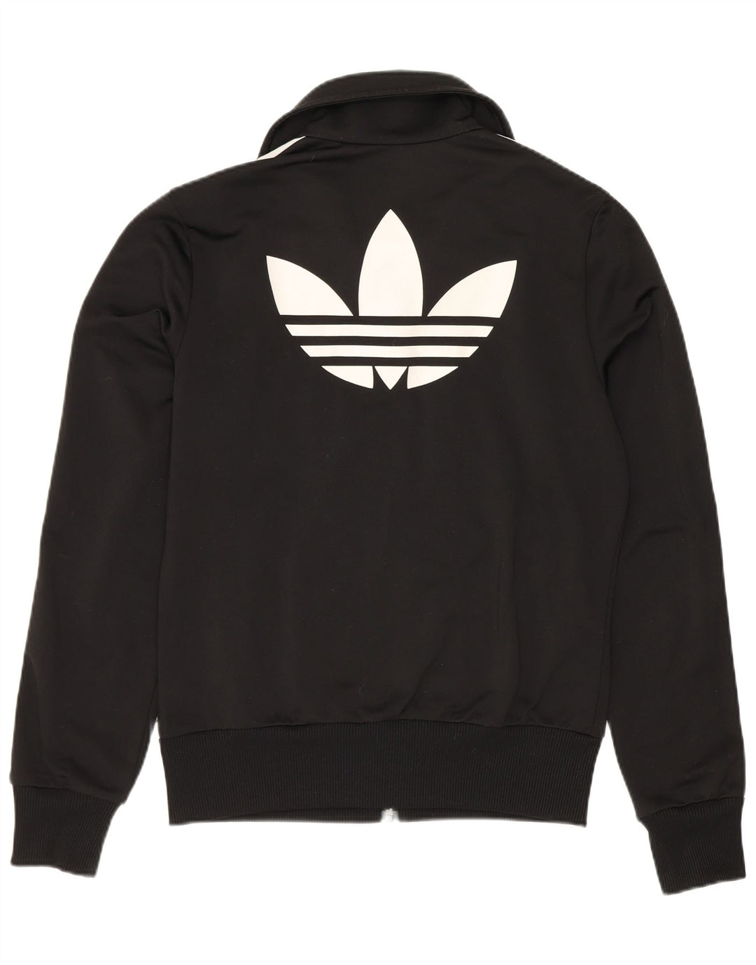 Jachetă de top pentru trening grafic Adidas pentru femei EU 38 Poliester negru mic