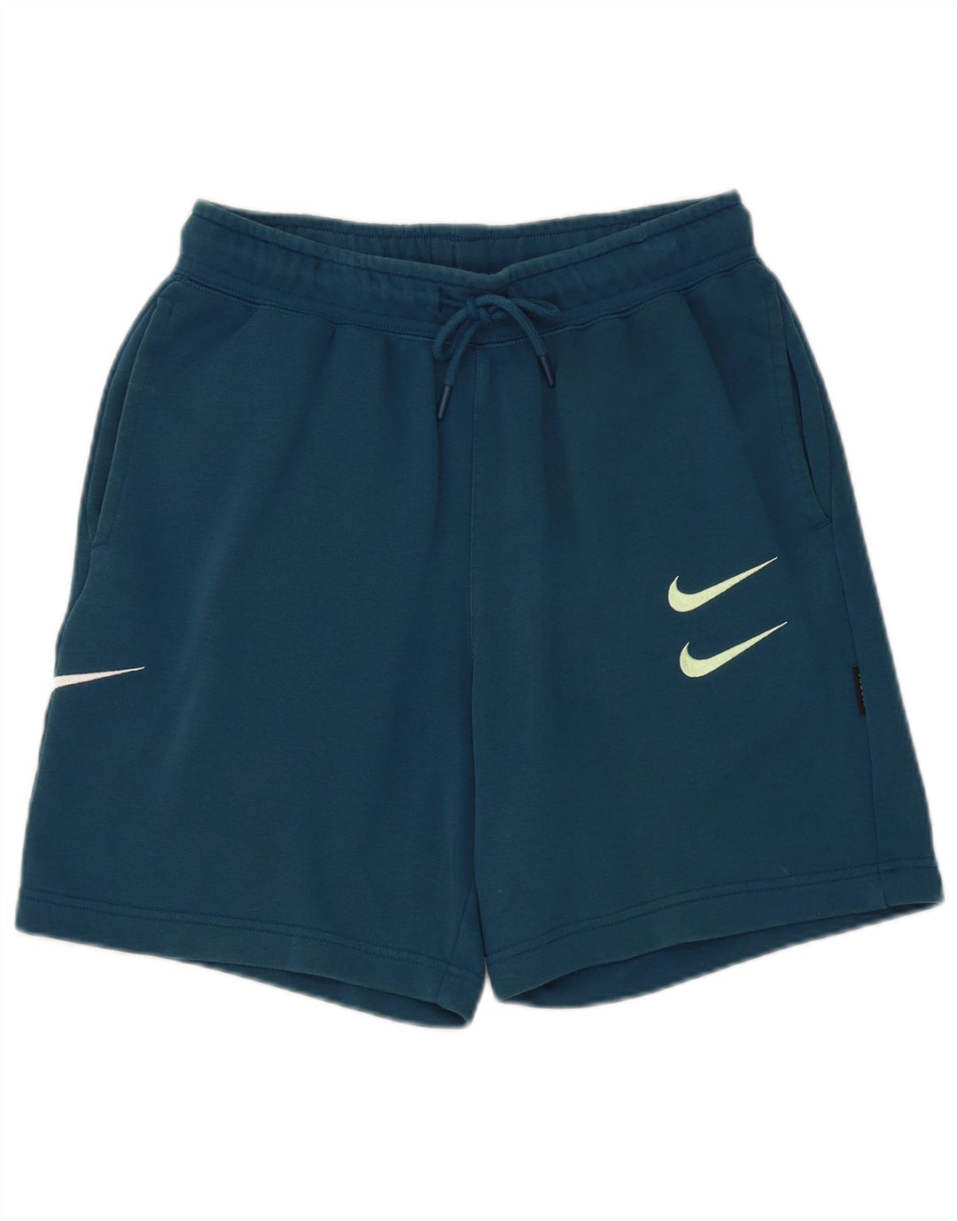 Pantaloni scurți sport grafic Nike pentru bărbați, bumbac, albastru mic