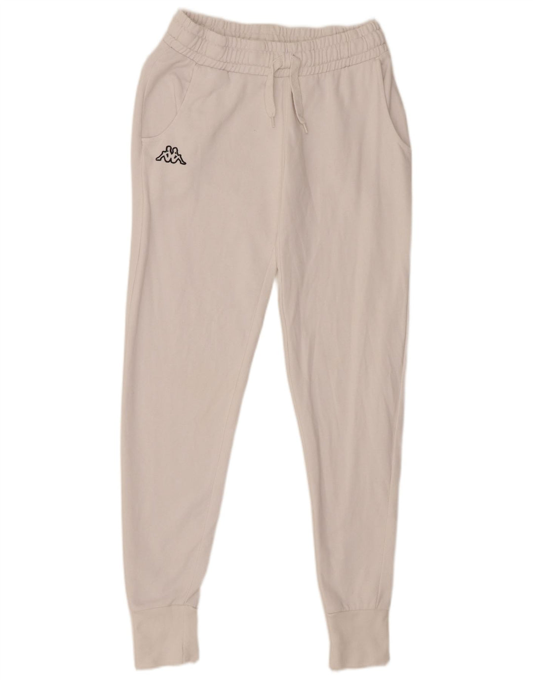 Pantaloni de trening Kappa pentru femei Joggeri UK 12 Medium White