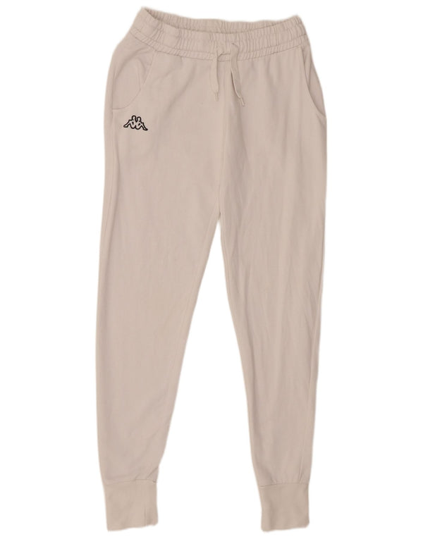 Pantaloni de trening Kappa pentru femei Joggeri UK 12 Medium White