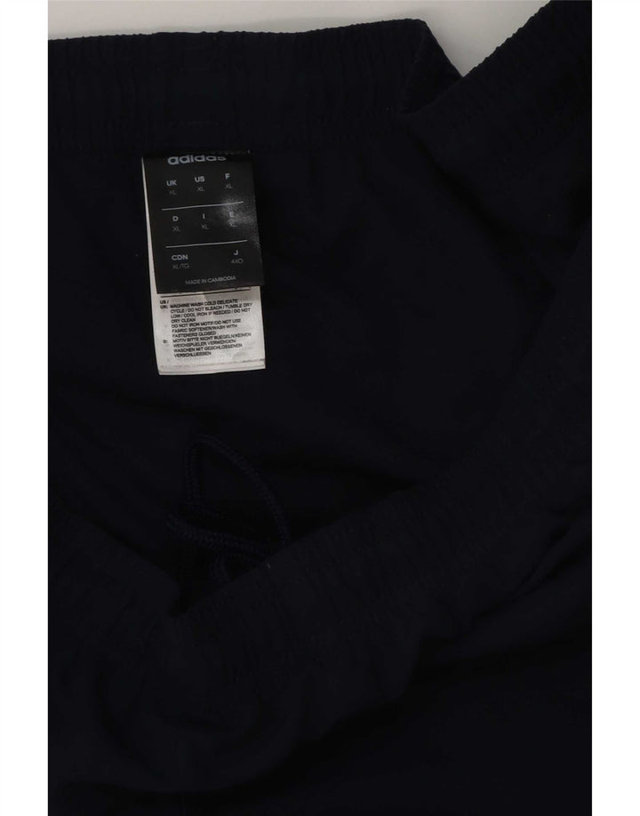 Pantaloni de trening pentru bărbați Adidas XL, poliester bleumarin