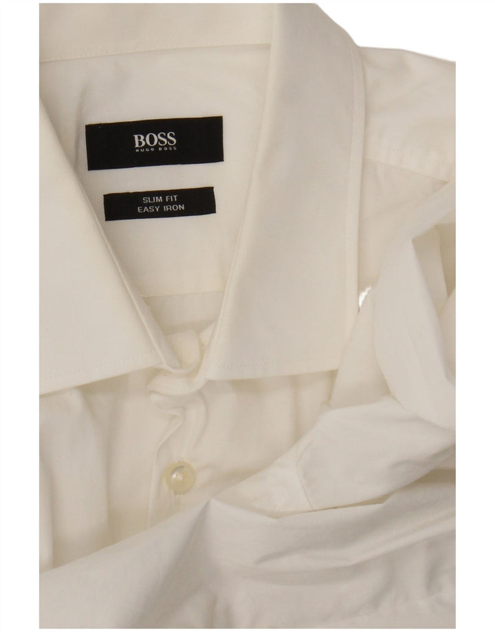 Cămașă Hugo Boss Slim Fit pentru bărbați, alb mediu