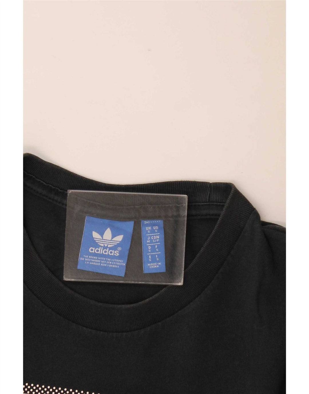 Tricou grafic pentru bărbați Adidas Top Mic Negru