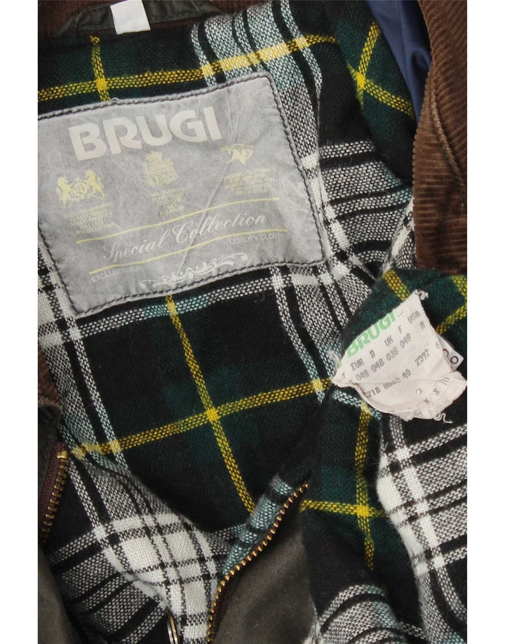 Jachetă Brugi pentru bărbați din bumbac cerat UK 38 Medium Khaki