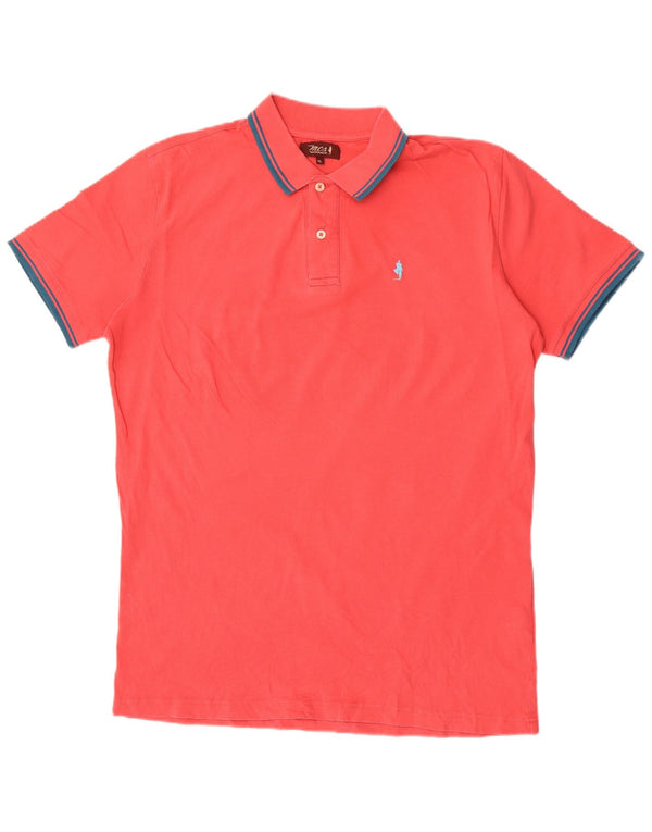 Tricou polo pentru bărbați Marlboro Classics XL, bumbac cu dungi roșii