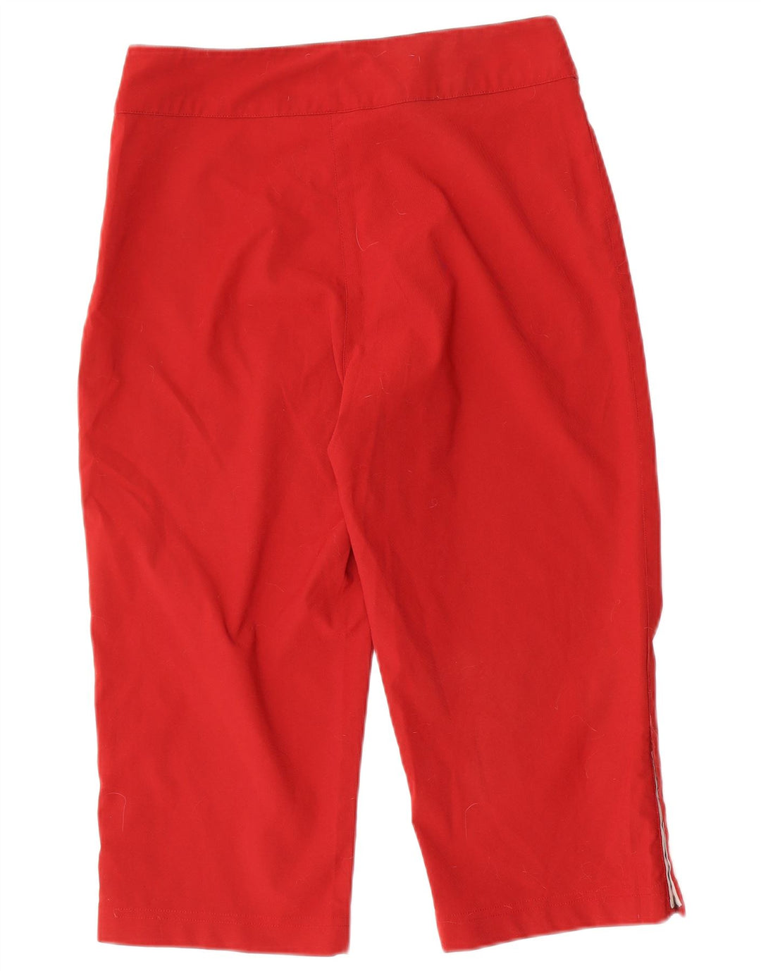 Pantaloni Capri Adidas pentru femei UK 14 Large W30 L19 Poliester roșu