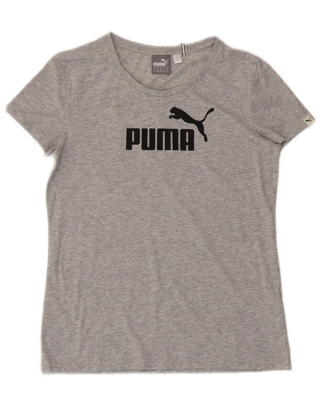 Tricou grafic Puma pentru femei Top UK 12 Medium Gri Poliester