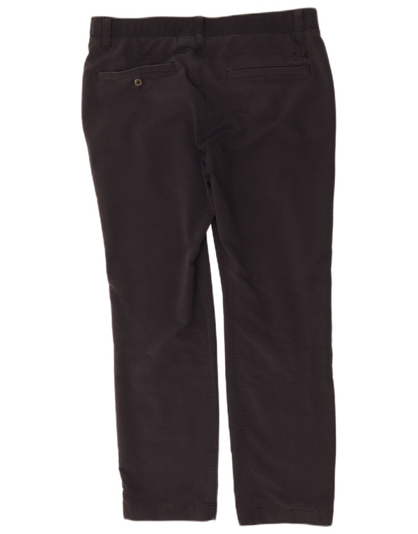 Pantaloni chino drepți pentru bărbați Under Armour W36 L30 nailon bleumarin