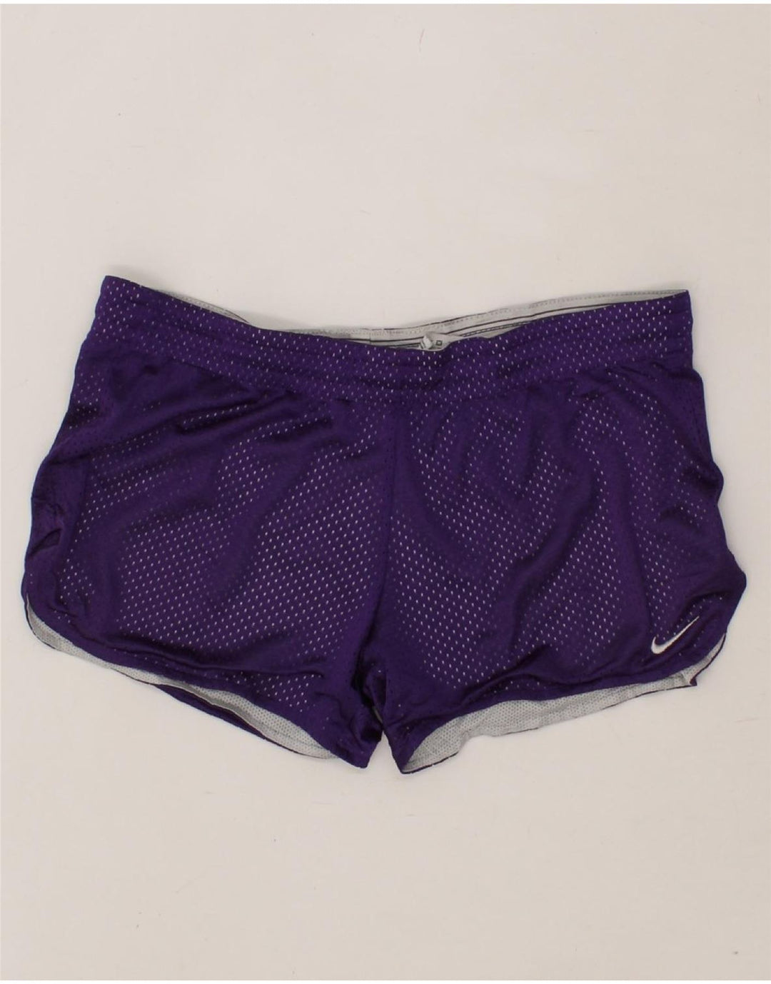 NIKE Womens Sport Shorts US 4/6 Small Purple Polyester Vintage Nike and Second-Hand Nike from Messina Hembry 