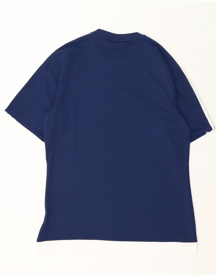 Tricou Adidas Climalite pentru bărbați Top Mediu Bleumarin Poliester