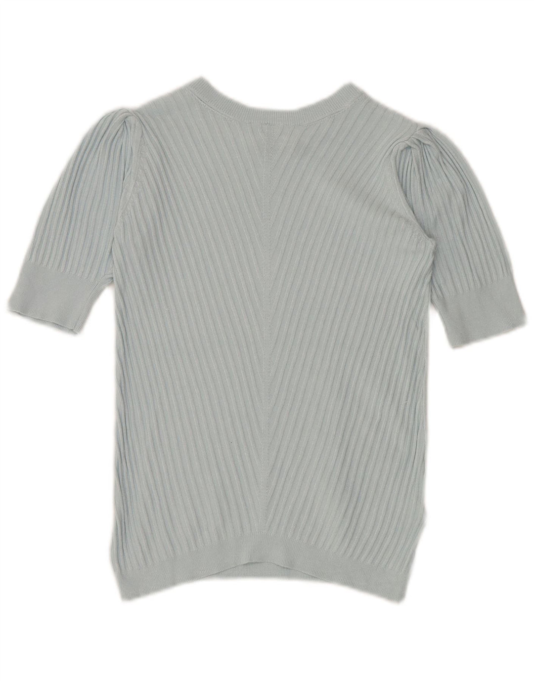 Marks & Spencer Pulover Crop Crew Deck pentru femei UK 10 Small Blue