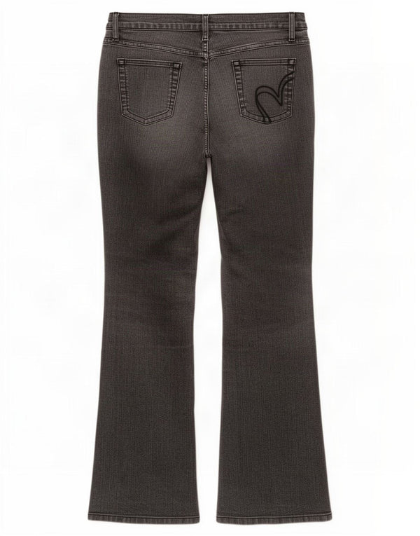 Marks & Spencer Blugi pentru femei Per Una Bootcut UK 12 Medium W30 L30 Gri