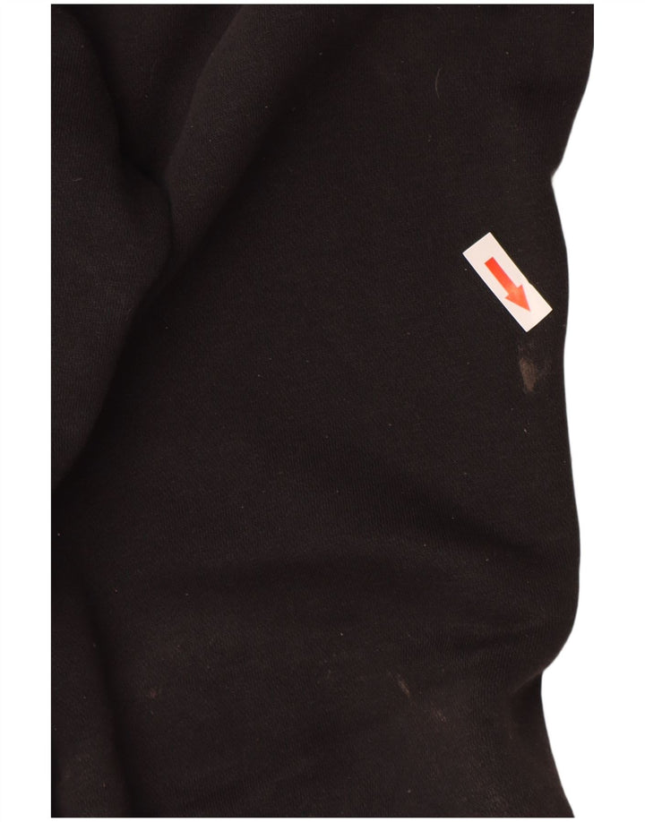 Pantaloni de trening Adidas pentru bărbați Joggeri, bumbac mediu negru