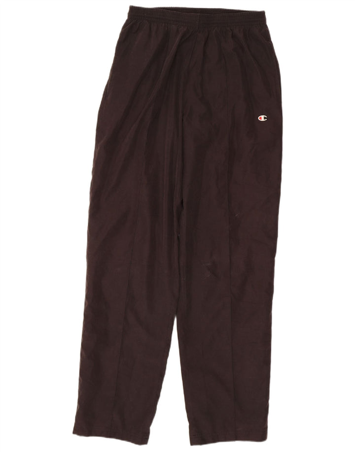 Pantaloni de trening Champion pentru bărbați, poliester mediu negru