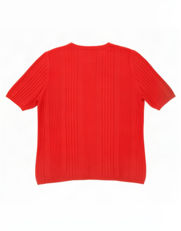 Tricou pentru femei Marks & Spencer Top UK 12 Medium Red Viscose