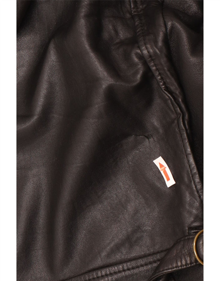 Jachetă supradimensionată cu glugă pentru femei Henry Cottons IT 42 Medium Black