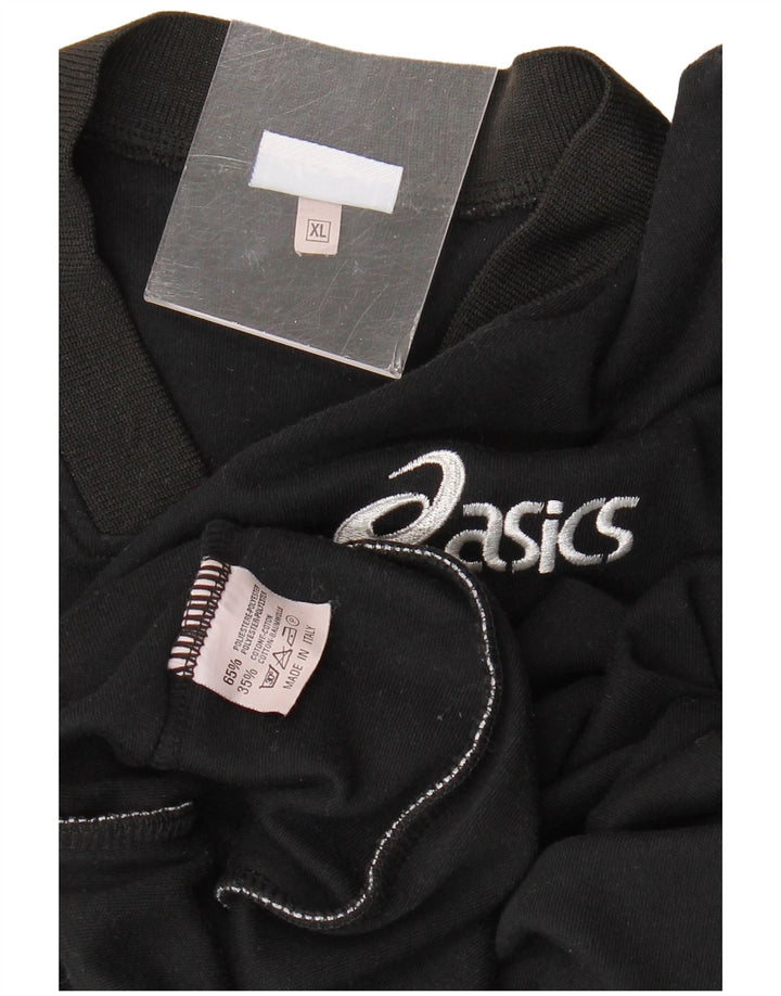 Tricou grafic Asics Slim Fit Top XL Poliester negru