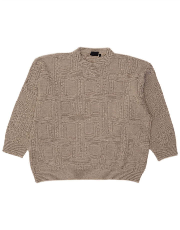 Pulover pentru bărbați Nick Taylor, cu gâtul turn, XL, gri acrilic