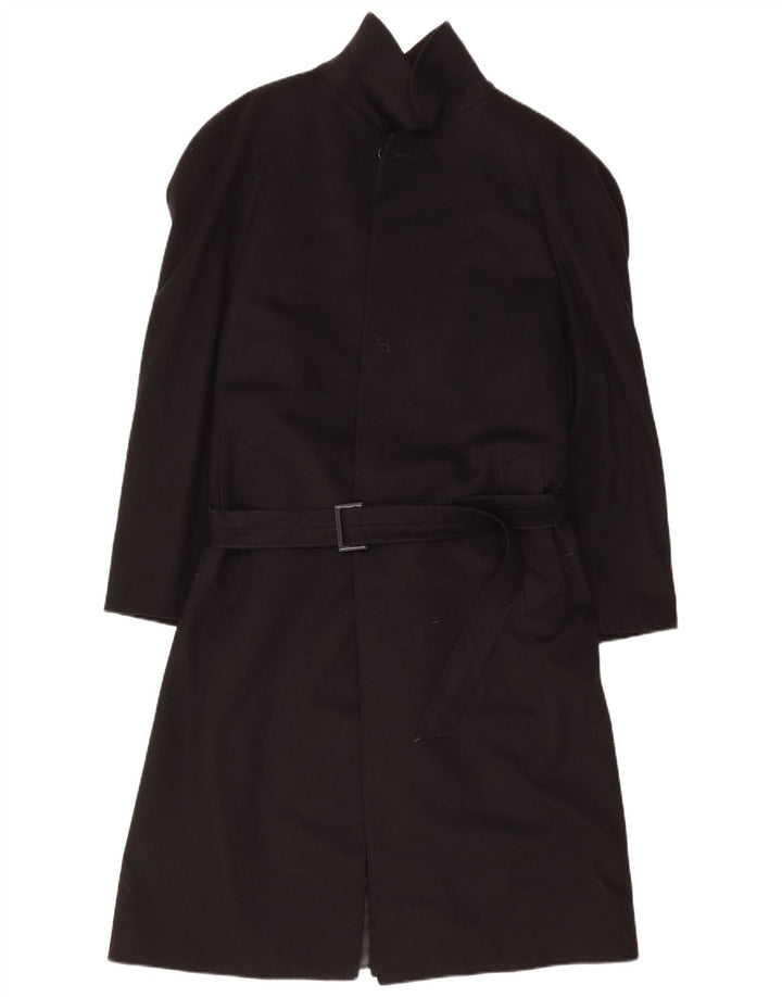 Pardesiu Bărbați Vintage IT 48 Medium Negru Cașmir