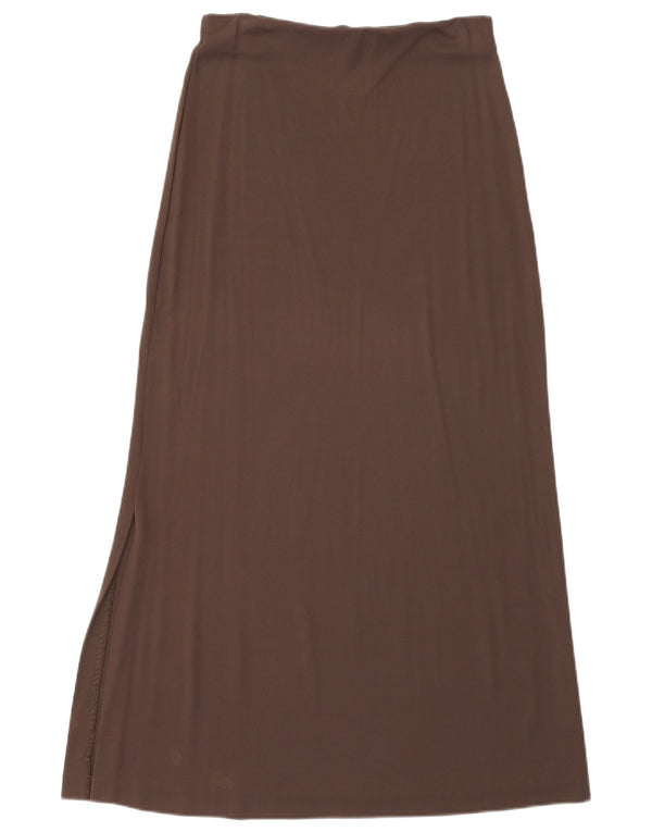 Fusta Maxi pentru femei Sportmax Medium W28 Maro Viscoza