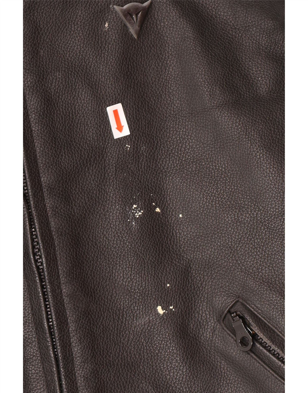 Jachetă pentru bărbați DAINESE Graphic Racer Mărimea 54, mare, neagră, din piele color bloc