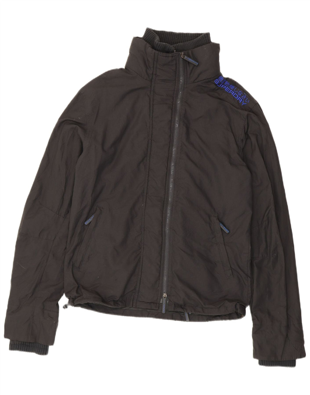 Jachetă de ploaie Superdry pentru bărbați UK 42 XL nailon gri