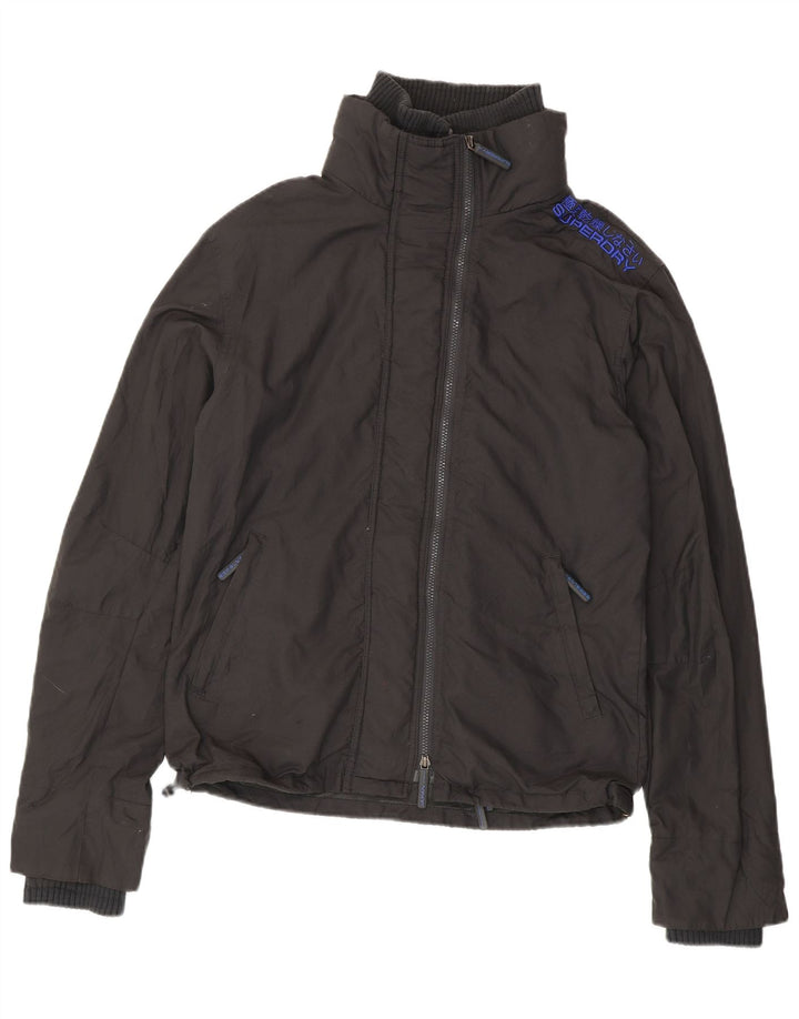 Jachetă de ploaie Superdry pentru bărbați UK 42 XL nailon gri