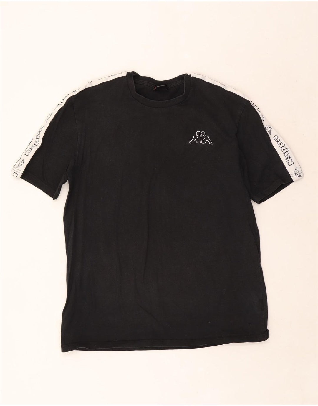 Tricou grafic pentru bărbați Kappa Top mare bumbac negru