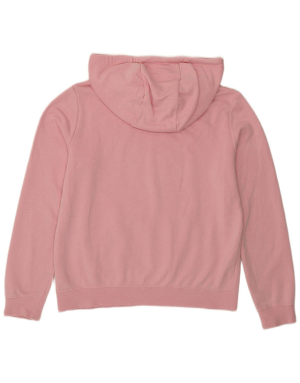 Pulover supradimensionat pentru femei Nike UK 10 Bumbac roz mic