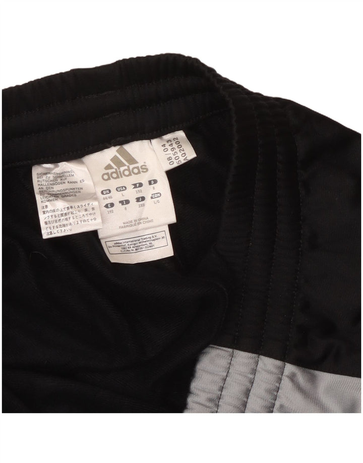 Pantaloni de trening ADIDAS pentru bărbați 2XL, negru, poliester color bloc