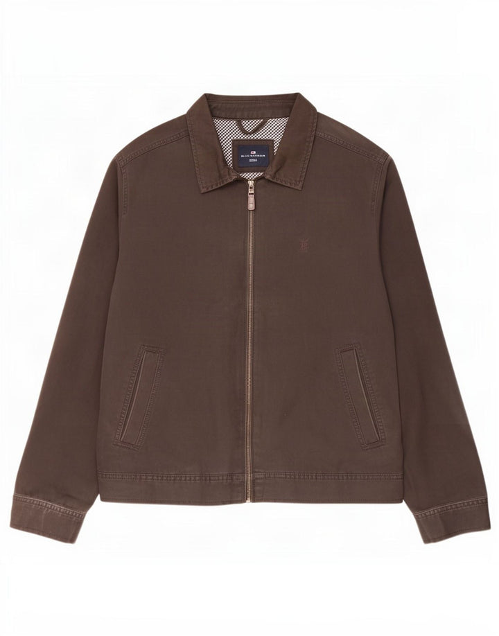 Marks & Spencer pentru bărbați Blue Harbour Bomber Jacket UK 40, mare, maro, bumbac