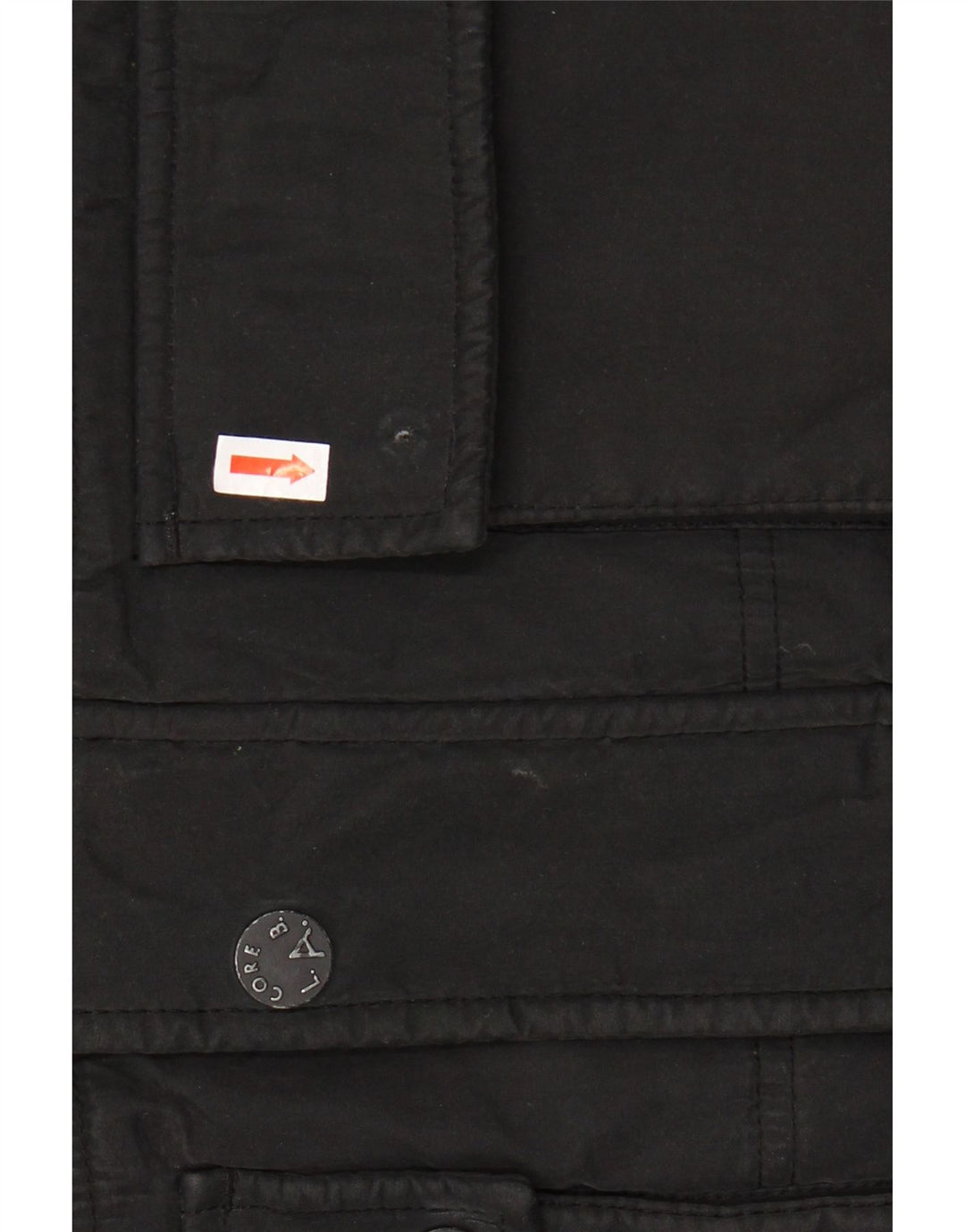 JACK & JONES Jachetă căptușită cu glugă pentru bărbați UK 38 Poliester mediu negru