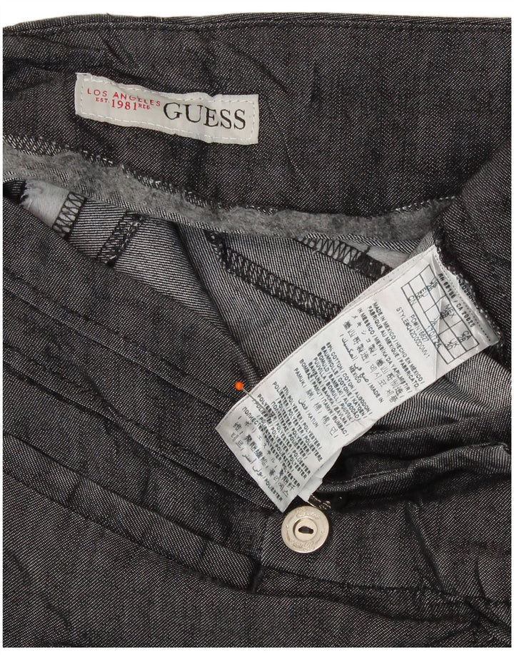 Pantaloni scurți casual GUESS pentru femei W30 bumbac gri mediu
