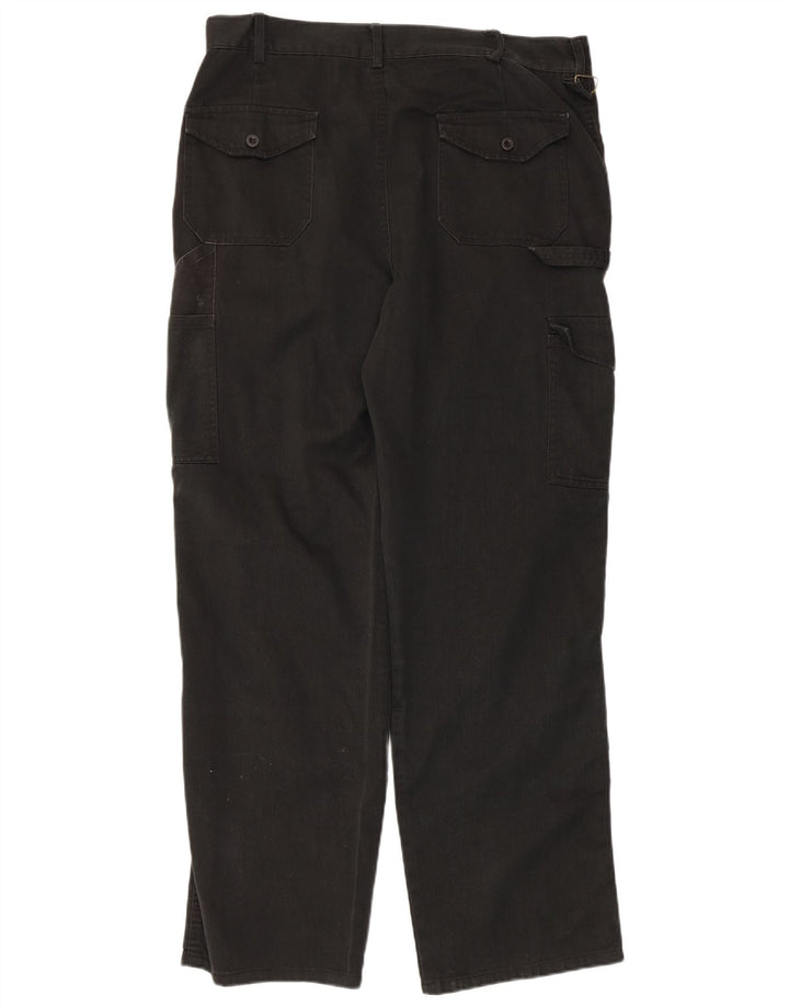 Pantaloni cargo drepti pentru bărbați Dickies Redhawk W36 L30 poliester negru