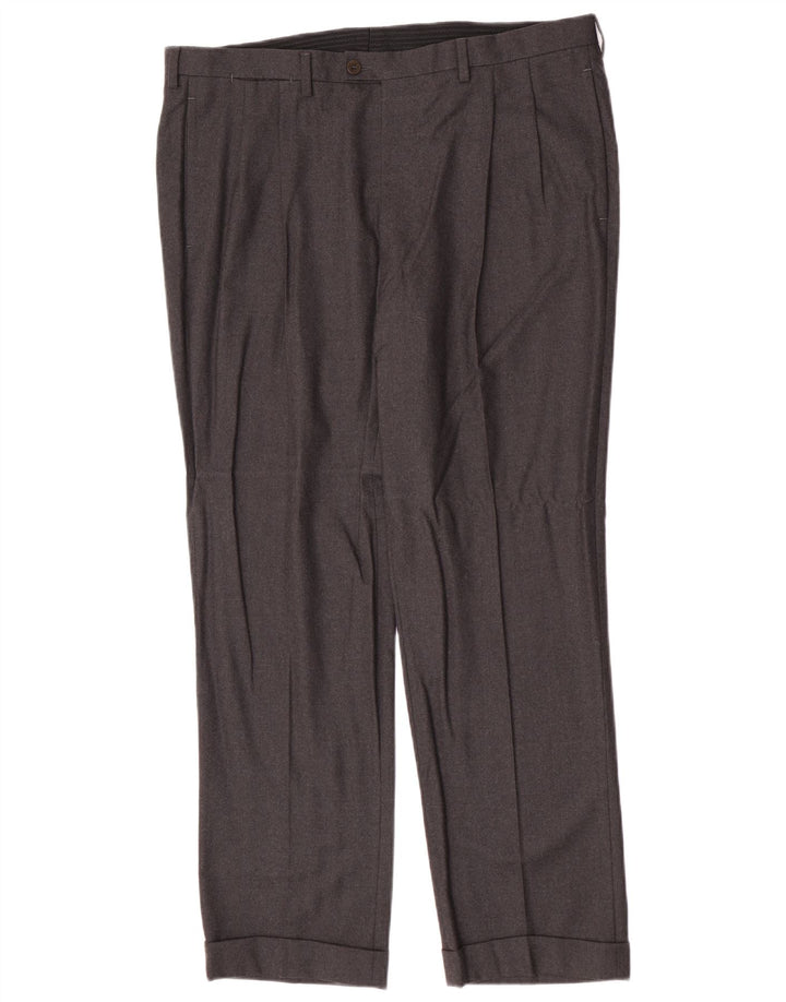 Pantaloni de costum bărbați Kiton IT 52 XL W38 L30 gri