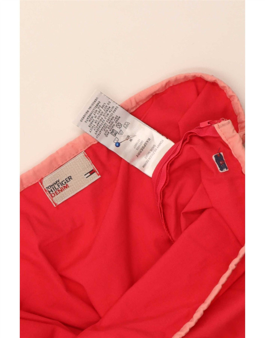 Fustă A-Line pentru femei Tommy Hilfiger Medium W34 Bumbac roșu