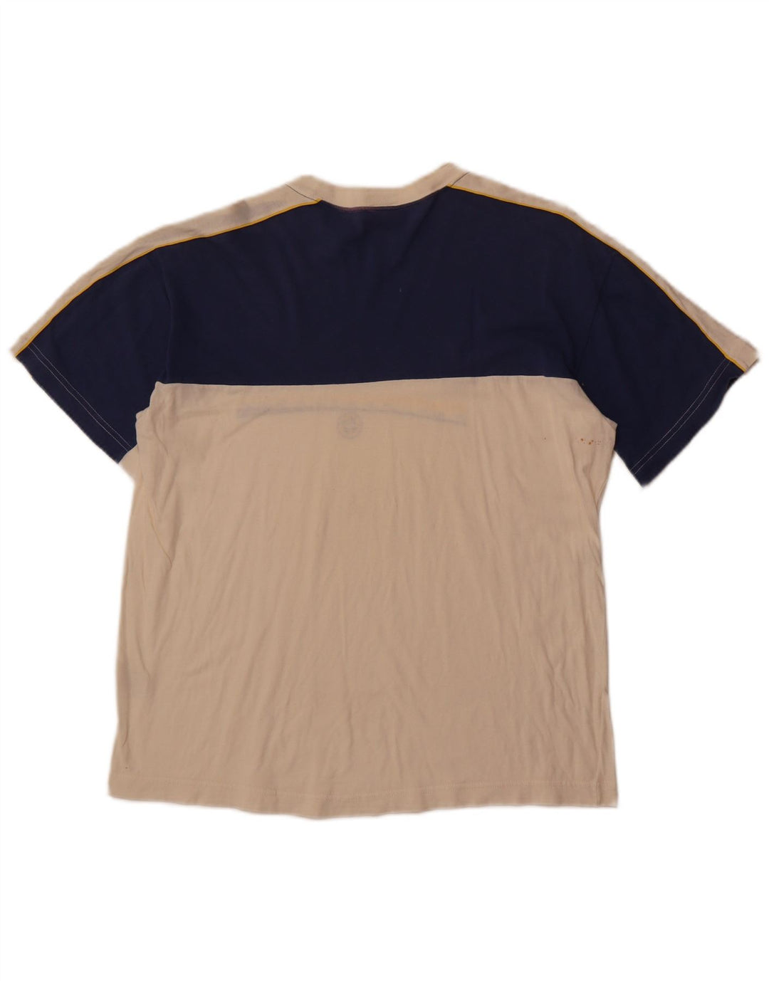 Tricou grafic COLMAR pentru bărbați Top mediu alb din bumbac sport