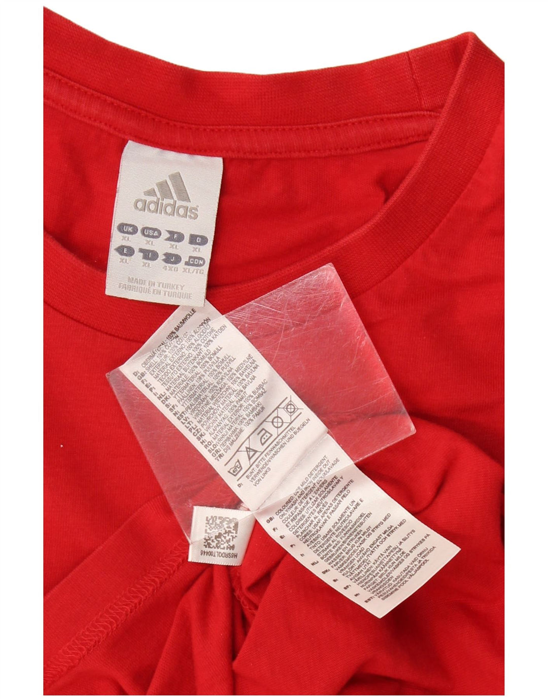 Tricou grafic ADIDAS pentru bărbați Top XL bumbac roșu