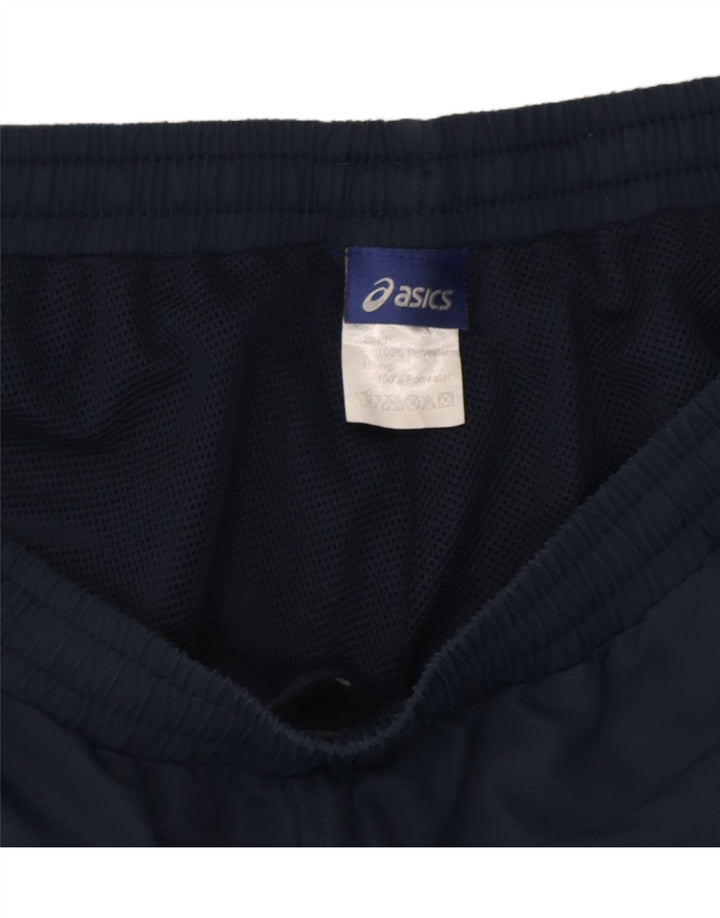Pantaloni de trening Asics pentru bărbați, mari, bleumarin, poliester color bloc