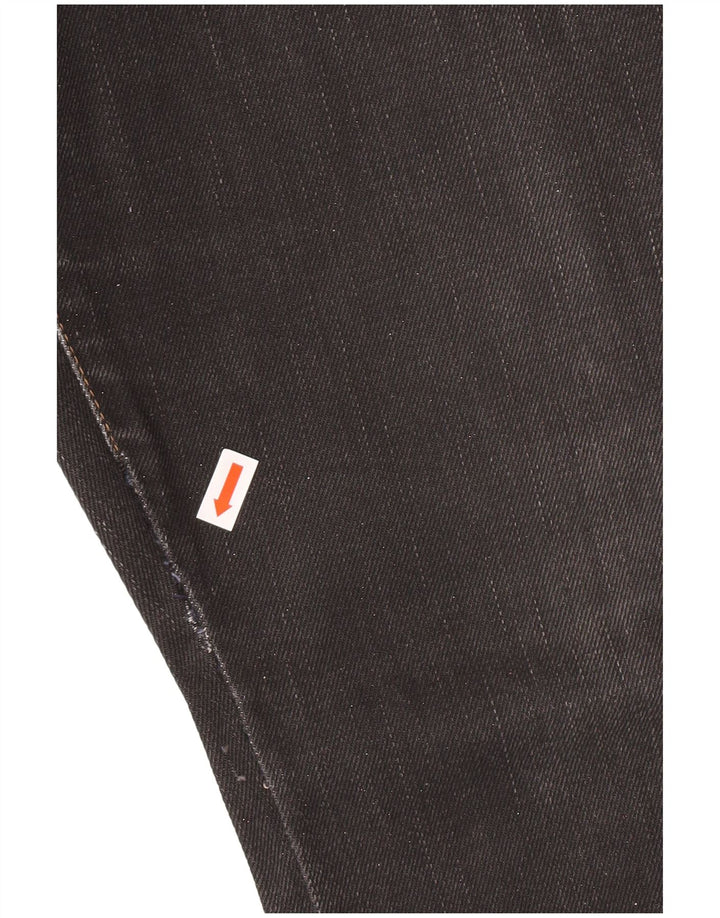 JUST CAVALLI Blugi drepti pentru femei W34 L27 bumbac negru