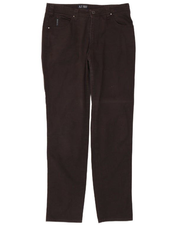 Blugi slim pentru bărbați Armani W33 L33 bumbac negru