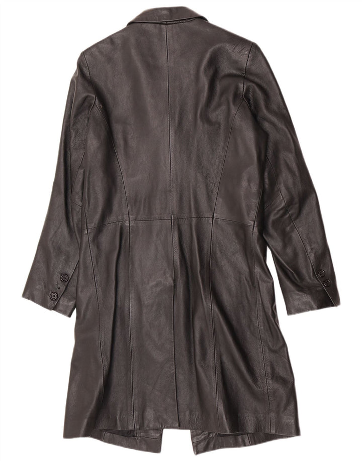 Palton din piele pentru femei Calculus UK 14 Medium Black