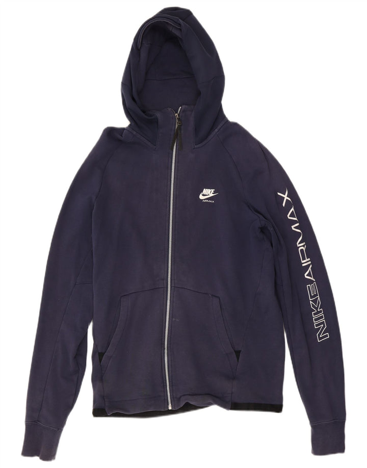 Pulover Nike Graphic Zip pentru bărbați, bleumarin mediu