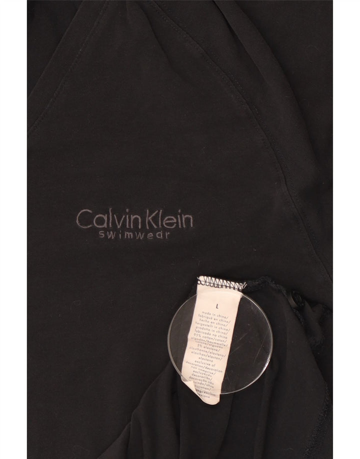 Tricou Calvin Klein pentru bărbați Top mare din bumbac negru