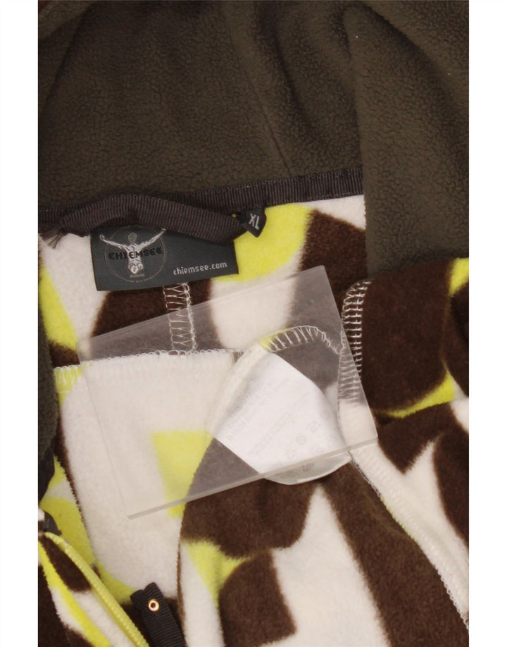 Jachetă fleece pentru femei CHIEMSEE UK 18 XL, multicoloră, geometrică